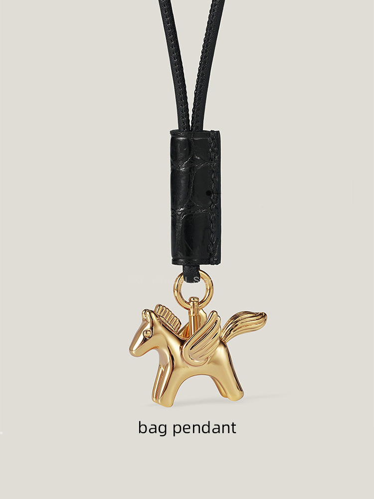 Luxury Bags Hermes Birkin - Luxury Brass Pegasus Bag Charm for
