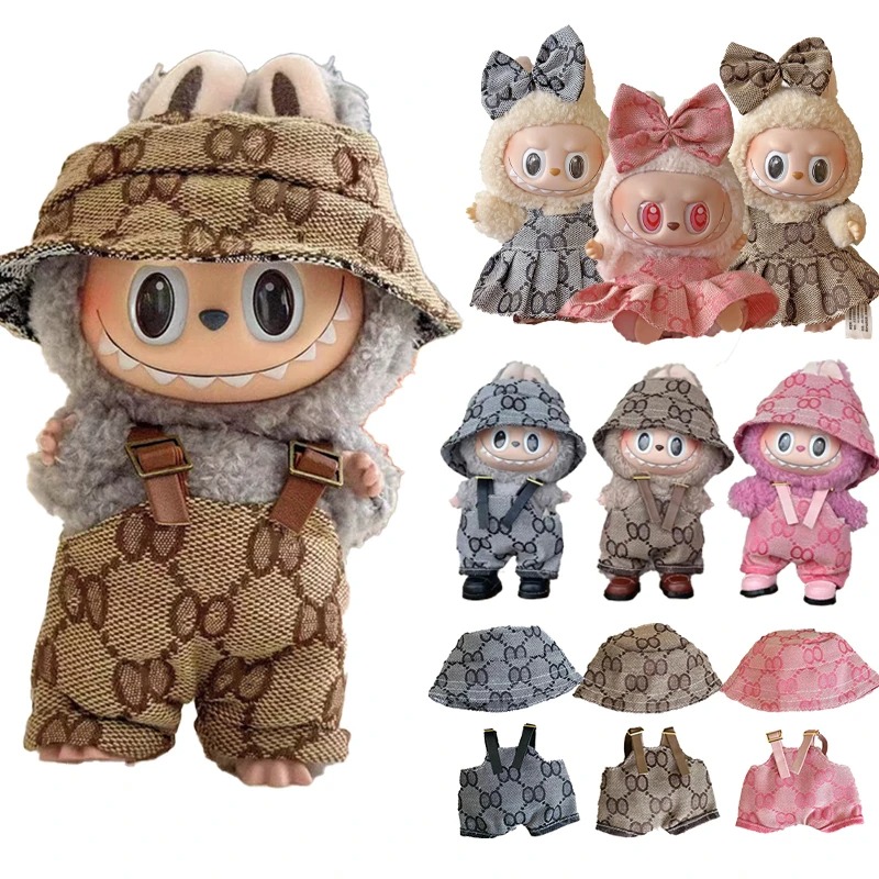 Luxury Bags Mini - For Labubu Doll Luxury Clothes Retro