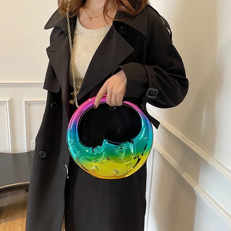 Luxury Bags To Sell - Summer Advanced Sense PVC Metallic Gloss