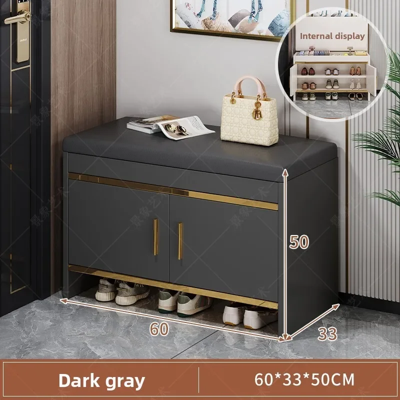 Luxury Bags And Shoes - shoe change stool household light luxury