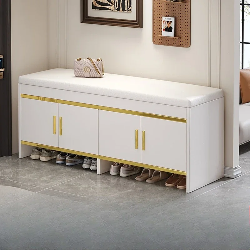 Luxury Bags And Shoes - shoe change stool household light luxury