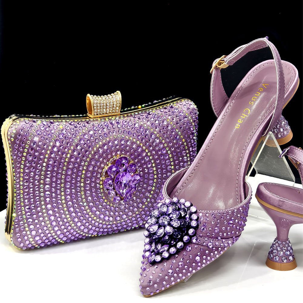 Luxury Bags And Shoes - Venus Chan 2025 Italian Luxury Rhinestone