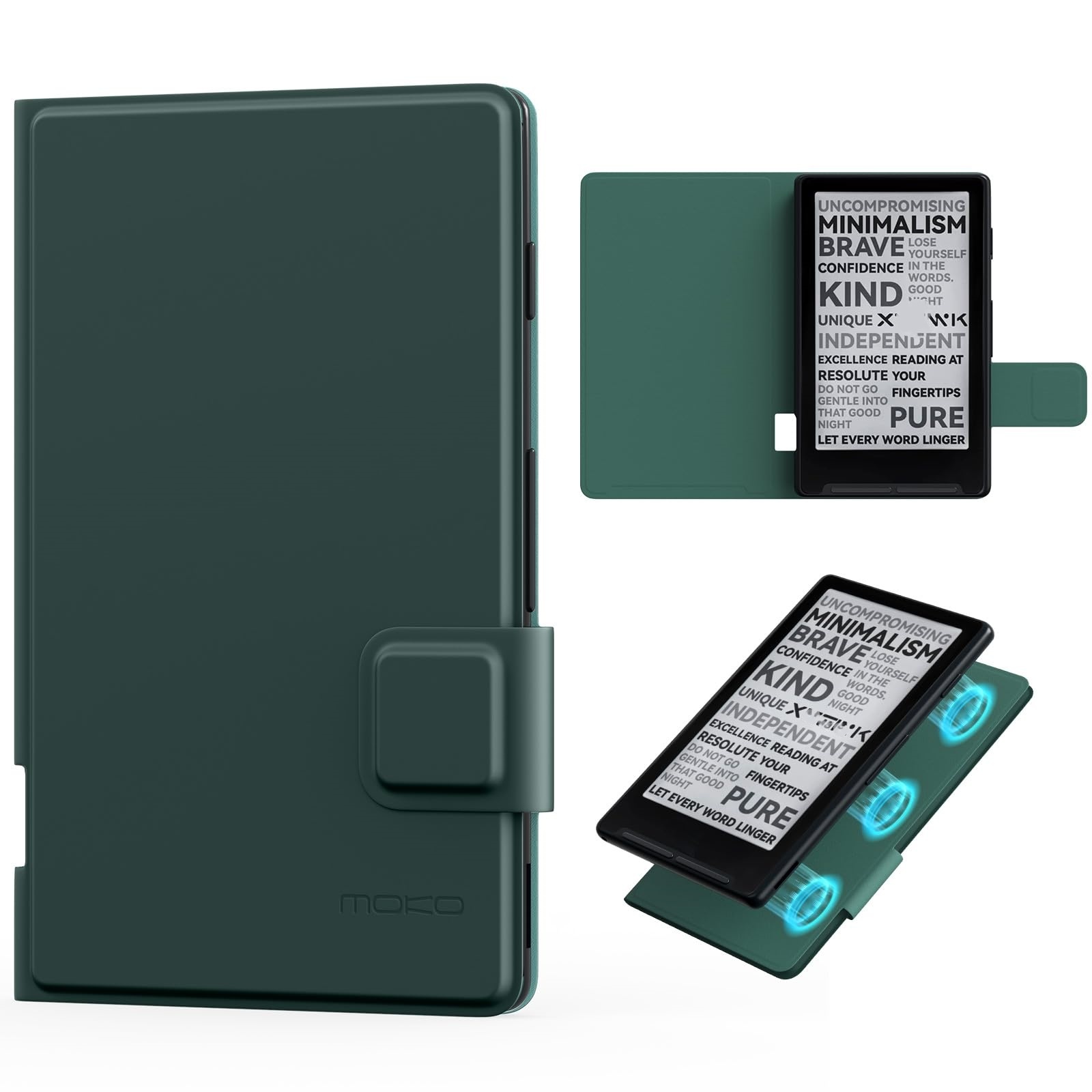 Briefcase Leather Slim - MoKo Magnetic Case for X4 E-Reader