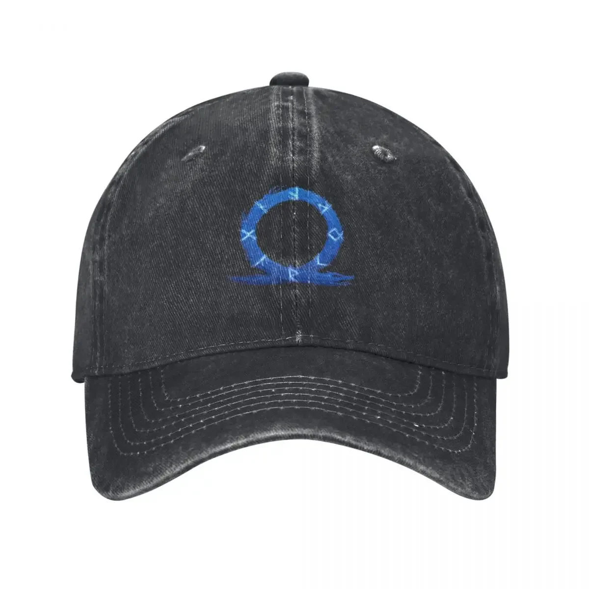 God of War Logo Ice blue Baseb - Luxury Bags Logo ulasan dan harga