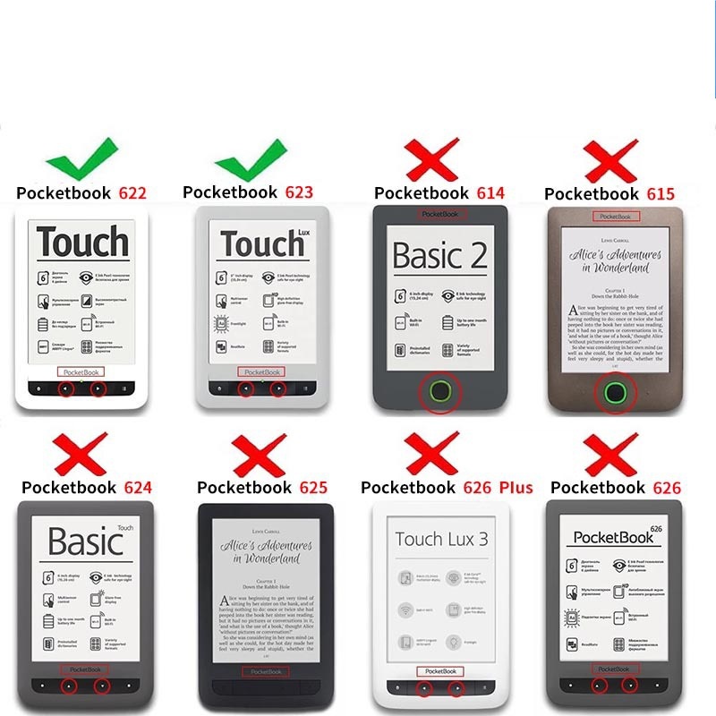 Compatible with Pocketbook 622 - Briefcase Leather Slim ulasan dan harga