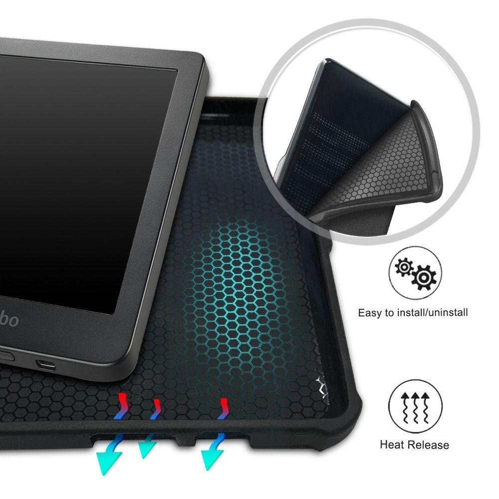 Auto Sleep/Wake 6 inch E-book  - Briefcase Leather Slim ulasan dan harga