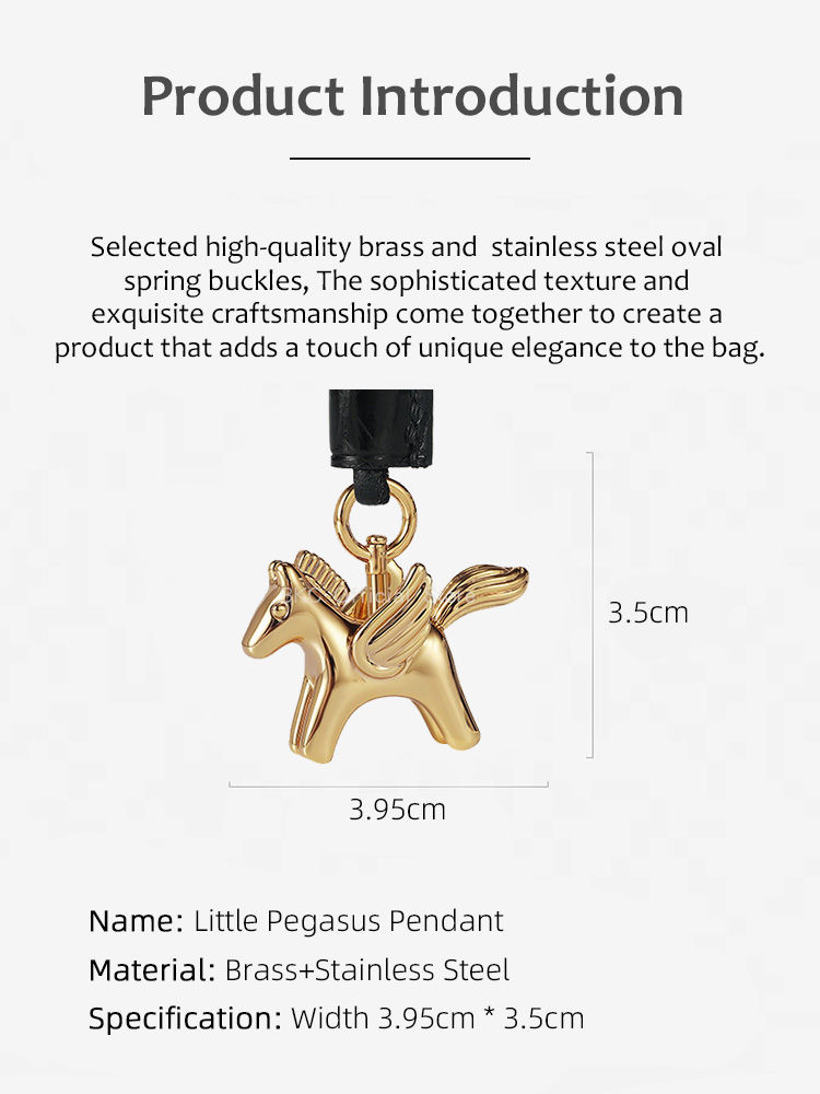 Luxury Brass Pegasus Bag Charm - Luxury Bags Hermes Birkin ulasan dan harga