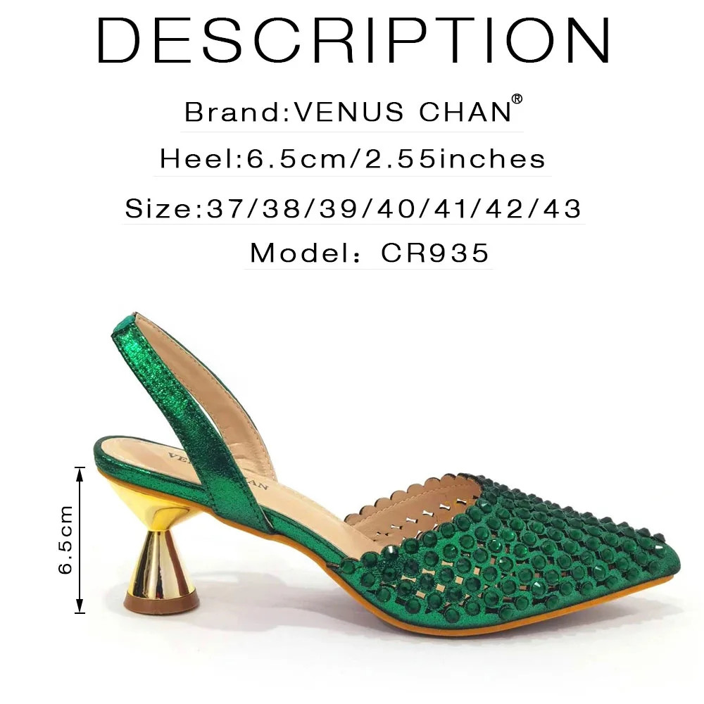 Luxury Green Rhinestone Shoes  - Luxury Bags And Shoes ulasan dan harga
