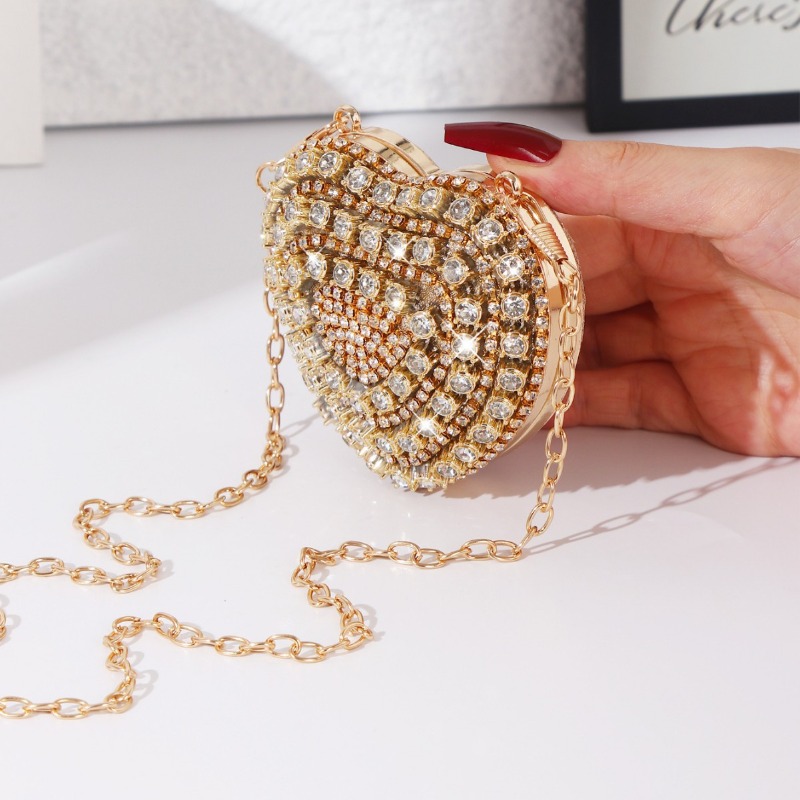 Mini Heart-shaped Diamond Sett - Luxury Bags Mini ulasan dan harga