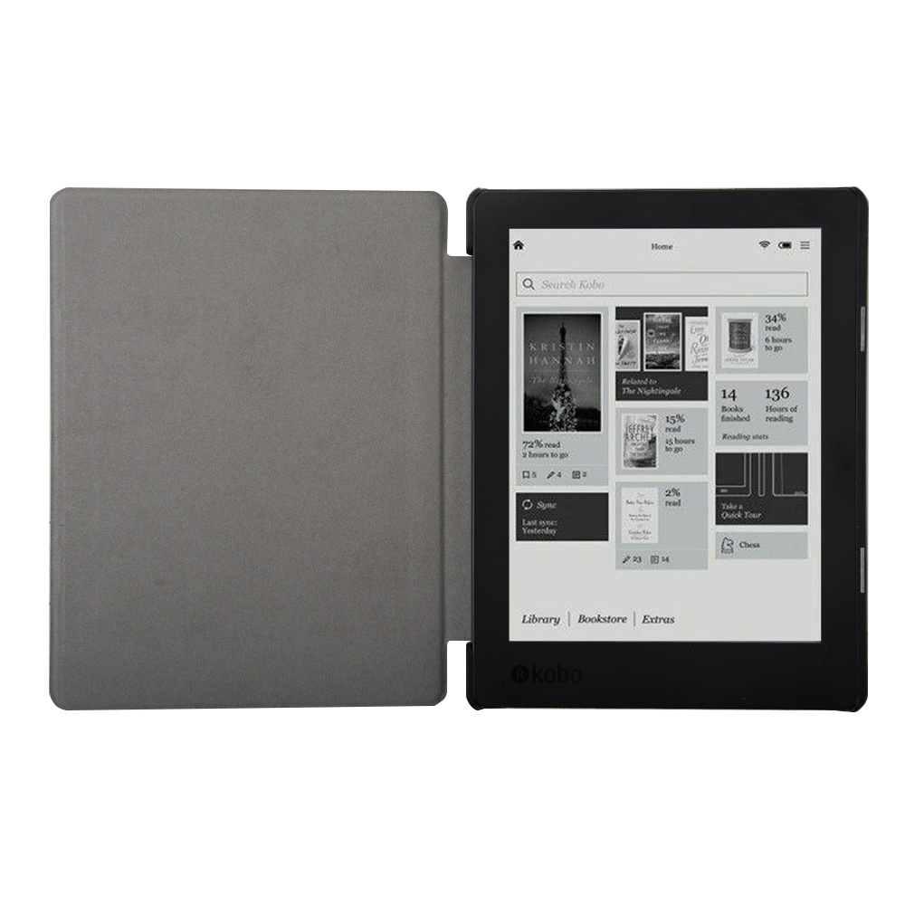 Leather Case for KOBO AURA H2O - Briefcase Leather Slim ulasan dan harga