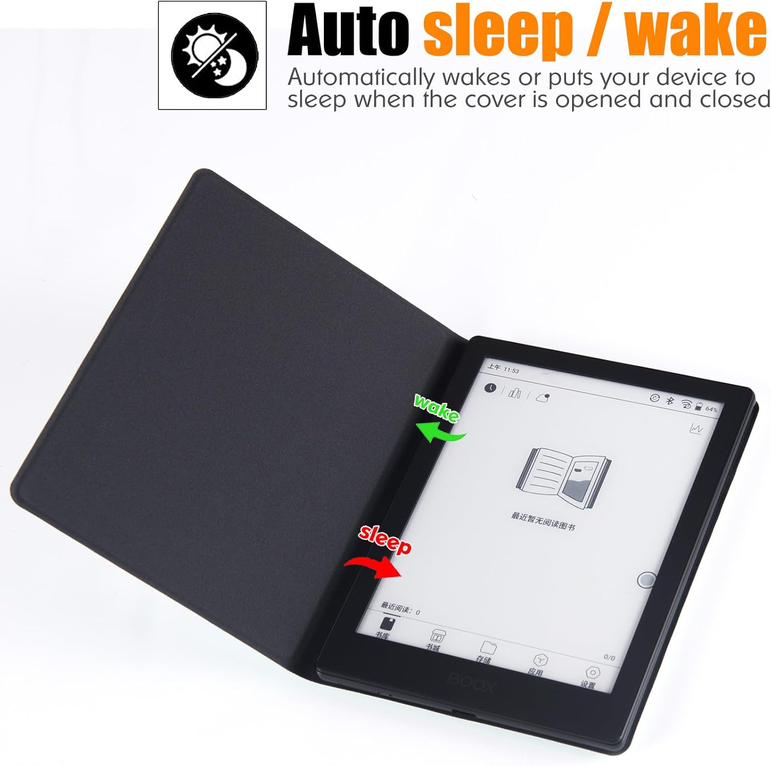 Case for 2026 Onyx Boox Go 6 ( - Briefcase Leather Slim ulasan dan harga