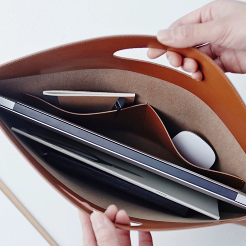 Luxury Design Custom Initials  - Briefcase Leather Slim ulasan dan harga