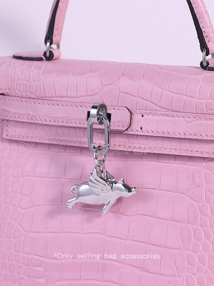 Luxury Brass Fliggy Bag Charm  - Luxury Bags Hermes Birkin ulasan dan harga