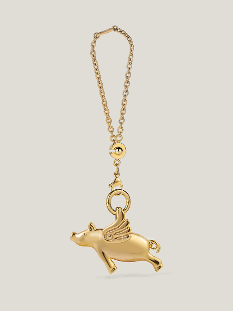 Luxury Brass Fliggy Bag Charm  - Luxury Bags Hermes Birkin ulasan dan harga