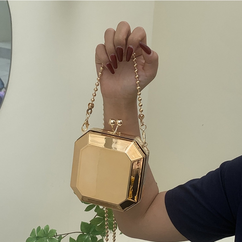 Mini Luxury Gold Party Evening - Luxury Bags Mini ulasan dan harga
