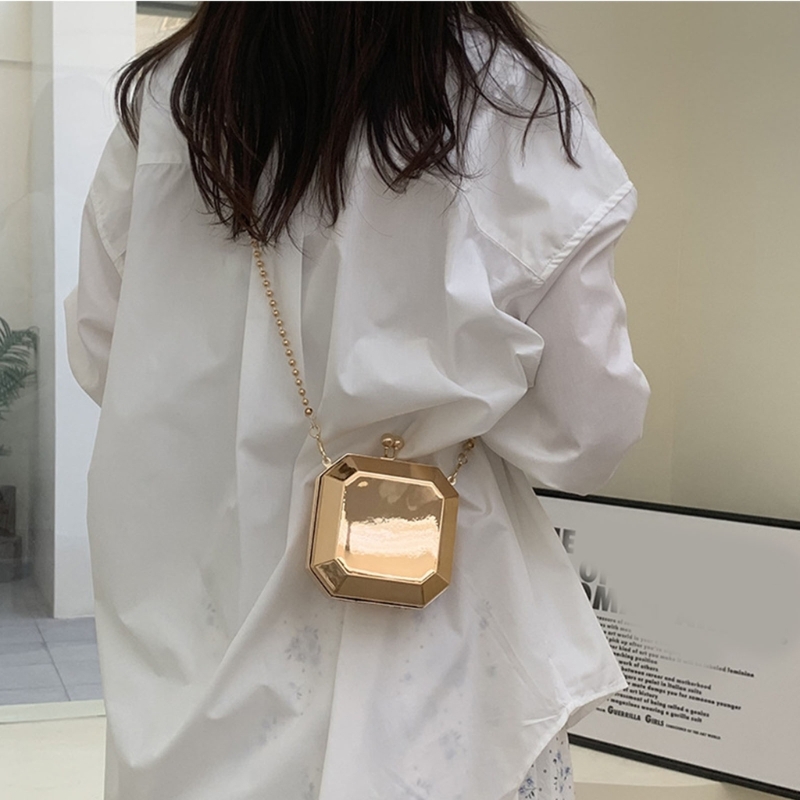 Mini Luxury Gold Party Evening - Luxury Bags Mini ulasan dan harga