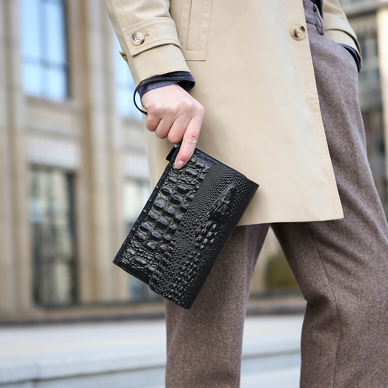 New Men's Bag Crocodile Patter - Luxury Bags England ulasan dan harga