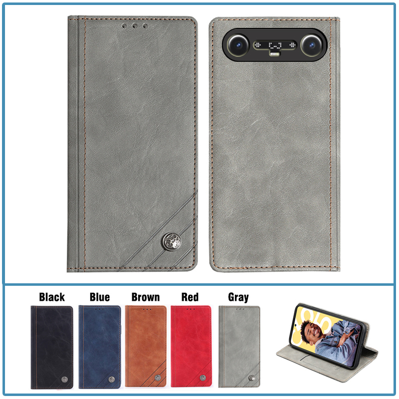 Flip Leather Case For Tecno Ca - Briefcase Leather Slim ulasan dan harga