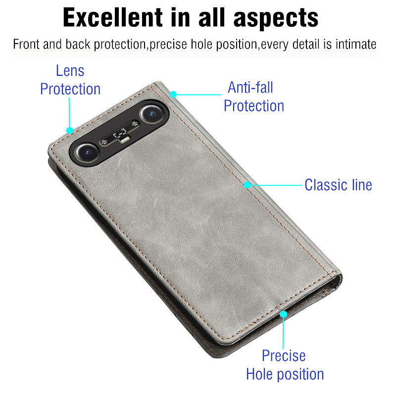 Flip Leather Case For Tecno Ca - Briefcase Leather Slim ulasan dan harga