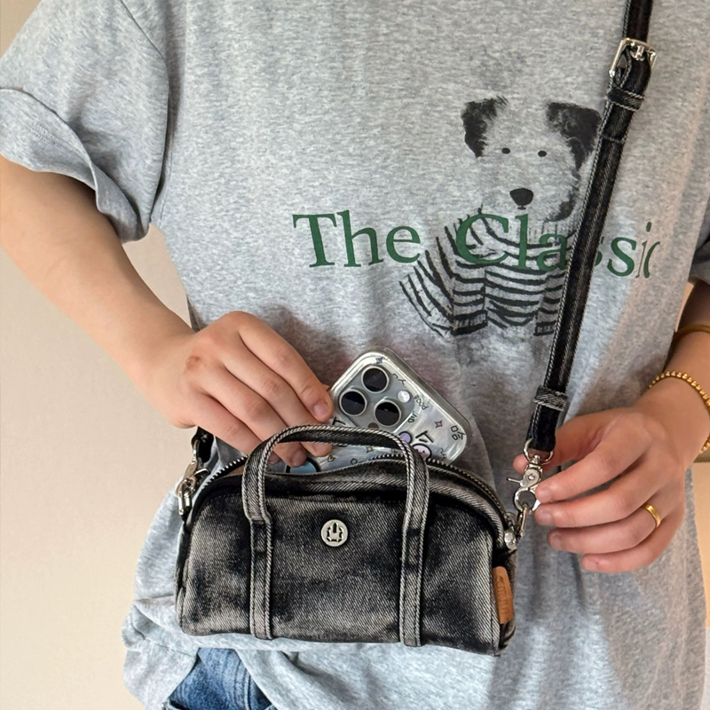 Korean Casual Mini Denim Box B - Luxury Bags Mini ulasan dan harga