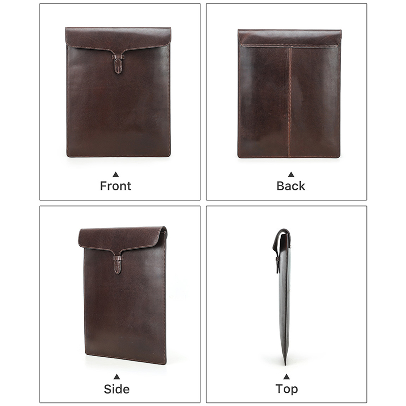 Vintage Genuine Cow Leather La - Briefcase Leather Slim ulasan dan harga