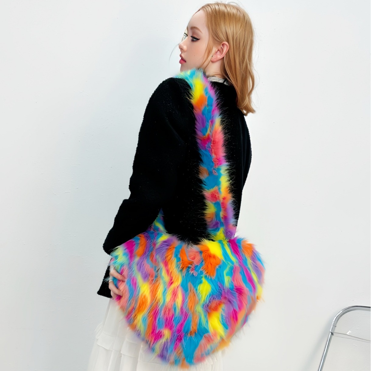 Cross-Border Fox Fur Shoulder  - Luxury Bags Vegan ulasan dan harga