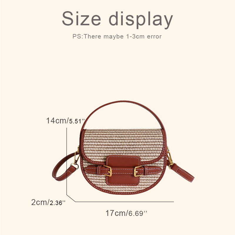 England Style Mini Straw Saddl - Luxury Bags Mini ulasan dan harga