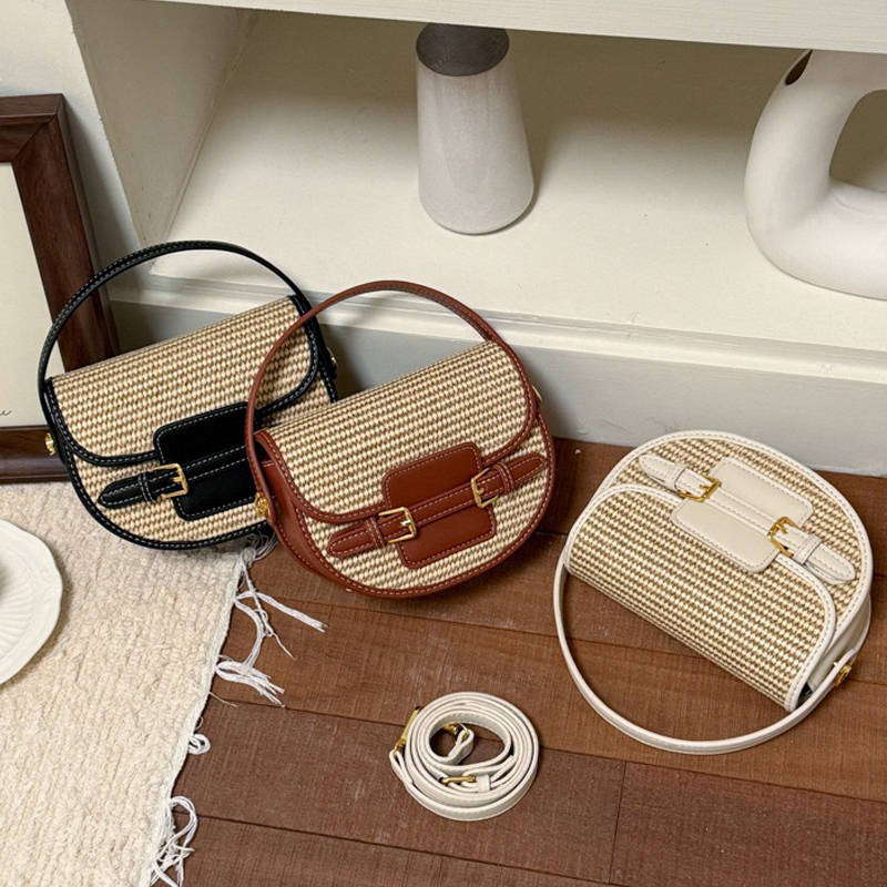 England Style Mini Straw Saddl - Luxury Bags Mini ulasan dan harga