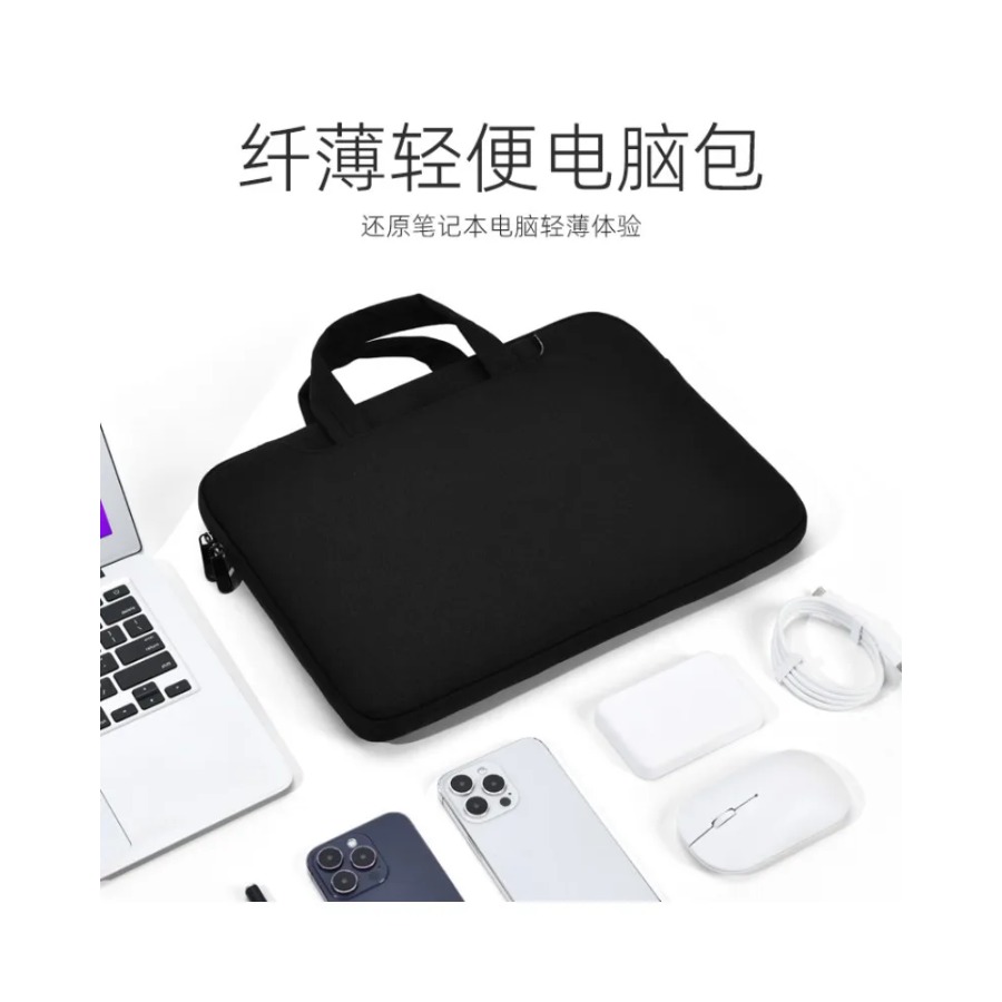 Slim Lightweight Premium Lapto - Briefcase Leather Slim ulasan dan harga