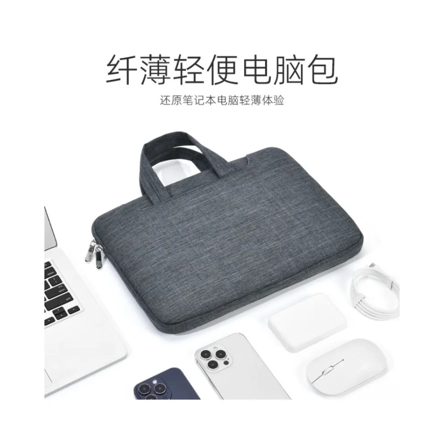 Slim Lightweight Premium Lapto - Briefcase Leather Slim ulasan dan harga