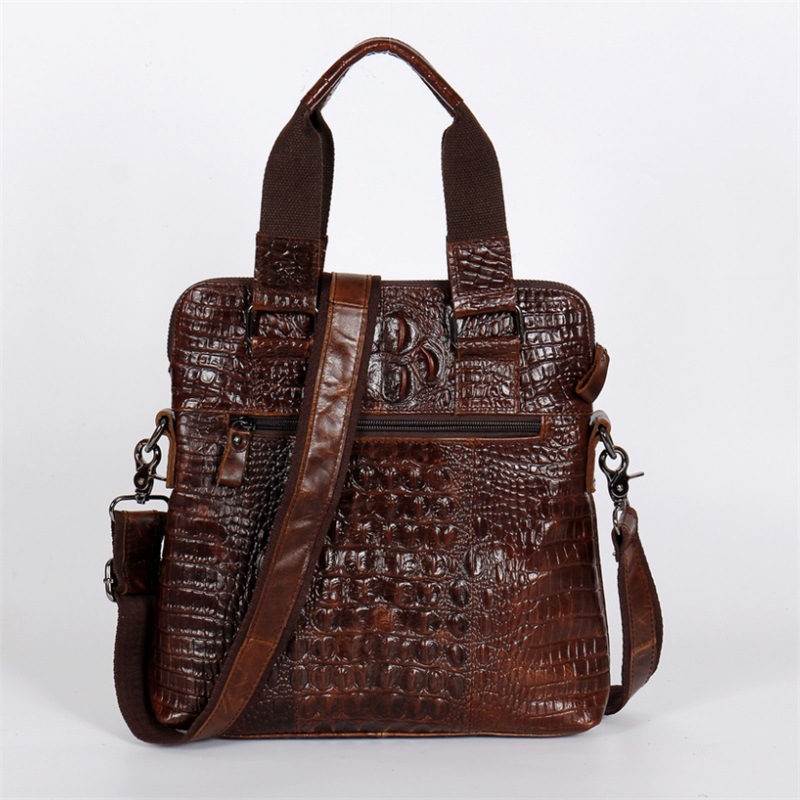 YETTIES Men's Slim Vertical La - Briefcase Leather Slim ulasan dan harga