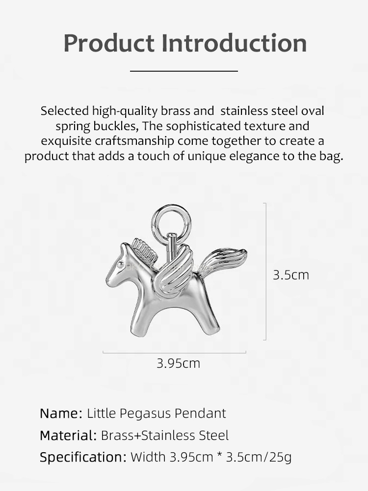 Luxury Brass Pegasus Bag Charm - Luxury Bags Hermes Birkin ulasan dan harga